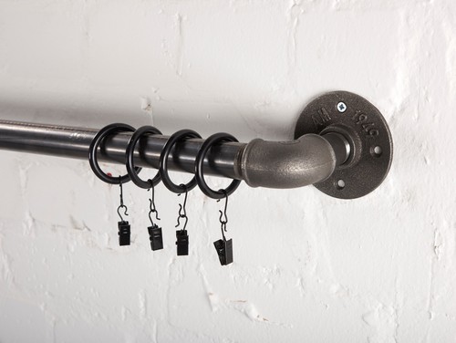 Curtain pole rail - curtain, pole,